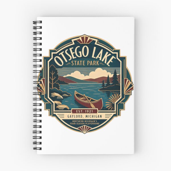 Item preview, Otsego Lake State Park Est. 1921 Gaylord Michigan Northern Michigan's Four-Season Playground Travel Souvenir designed and sold by Simsimah26Parks.