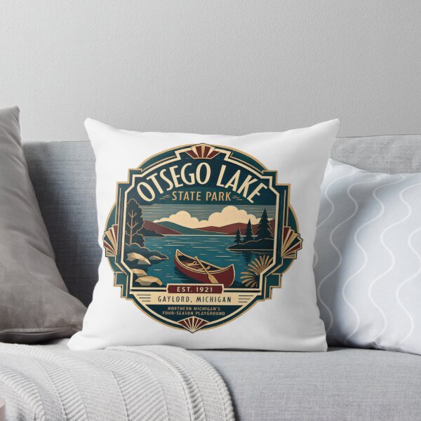 Item preview, Otsego Lake State Park Est. 1921 Gaylord Michigan Northern Michigan's Four-Season Playground Travel Souvenir designed and sold by Simsimah26Parks.