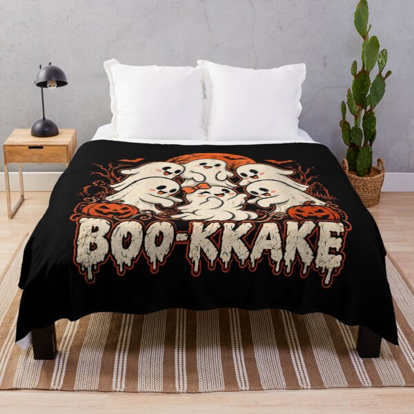 Item preview, Boo-kkake Japanese Ghost Funny Halloween designed and sold by FableMind.