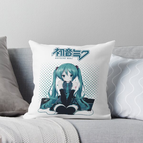 Item preview, Hatsune Miku Halftone Dots Vocaloid Japanese Graphic Art designed and sold by Zyphero.