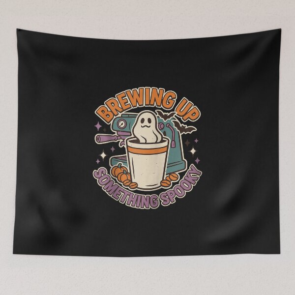 Item preview, Halloween Barista - Brewing Up Something Spooky Zip Hoodie designed and sold by matnguc1.