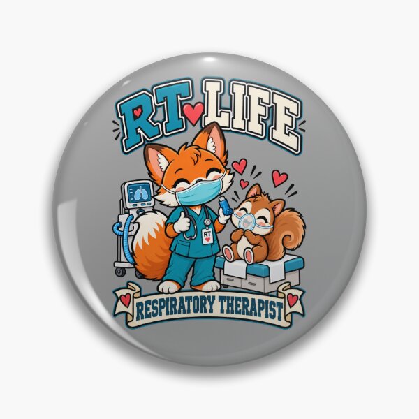 Item preview, Respiratory Care Week RT Fox Respiratory Therapist designed and sold by ClinicalHubs.