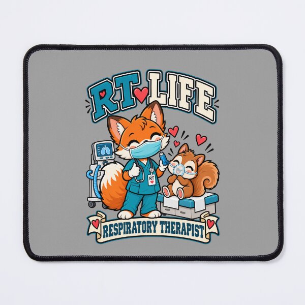 Item preview, Respiratory Care Week RT Fox Respiratory Therapist designed and sold by ClinicalHubs.