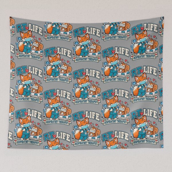 Item preview, Respiratory Care Week RT Fox Respiratory Therapist designed and sold by ClinicalHubs.