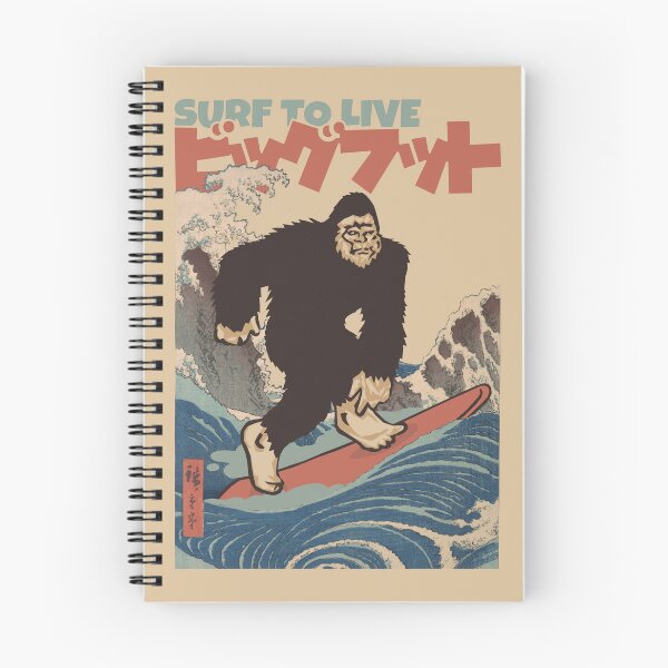 Item preview, Vintage Bigfoot Surf to Live designed and sold by KewaleeTee.