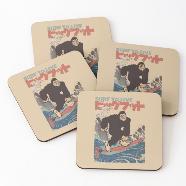 Item preview, Vintage Bigfoot Surf to Live designed and sold by KewaleeTee.