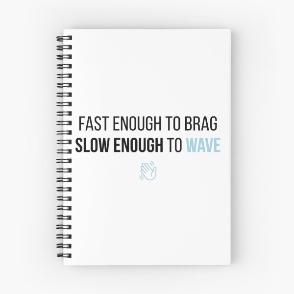 Item preview, Fast Enough to Brag, Slow Enough to Wave - Running Design designed and sold by RunningWhiskers.