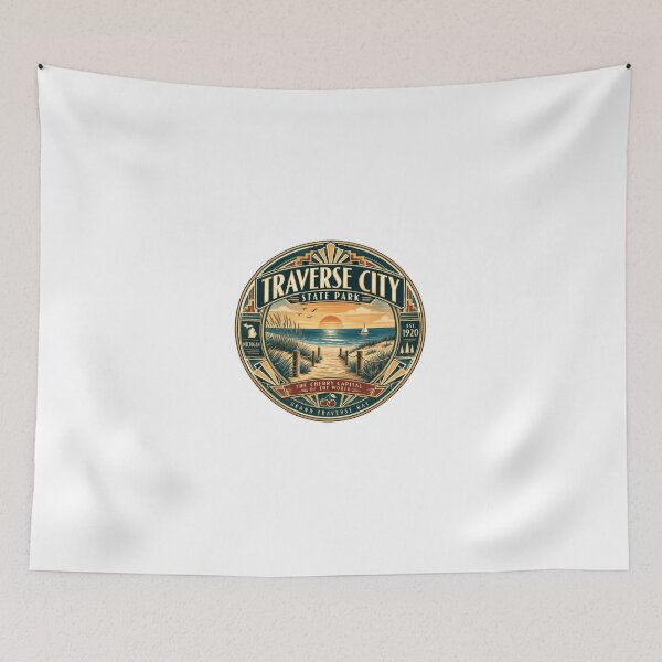 Item preview, Traverse City State Park Michigan Grand Traverse Bay The Cherry Capital Of The World Travel designed and sold by Simsimah26Parks.