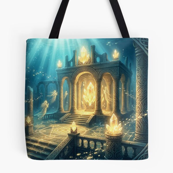 Item preview, Temple of Lemuria — Crystal Sanctuary Beneath the Waves designed and sold by Hawaii26.