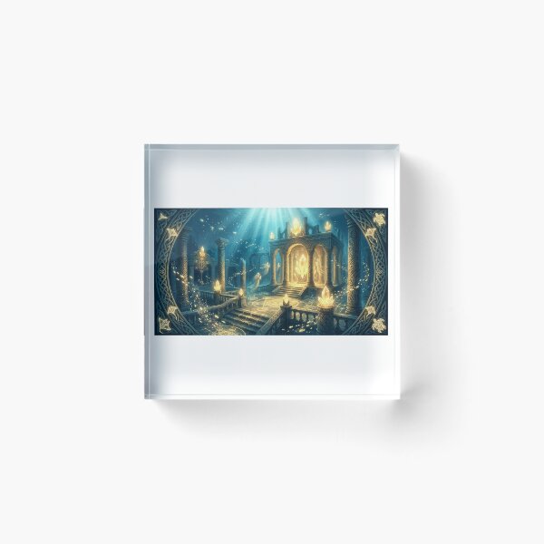 Item preview, Temple of Lemuria — Crystal Sanctuary Beneath the Waves designed and sold by Hawaii26.
