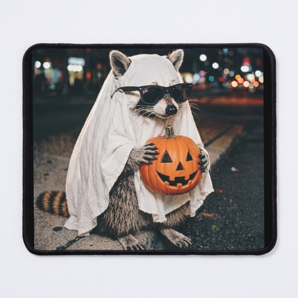 Item preview, Raccoon Ghost Halloween designed and sold by Niykos570.