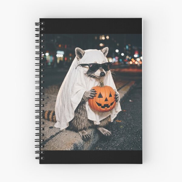 Item preview, Raccoon Ghost Halloween designed and sold by Niykos570.