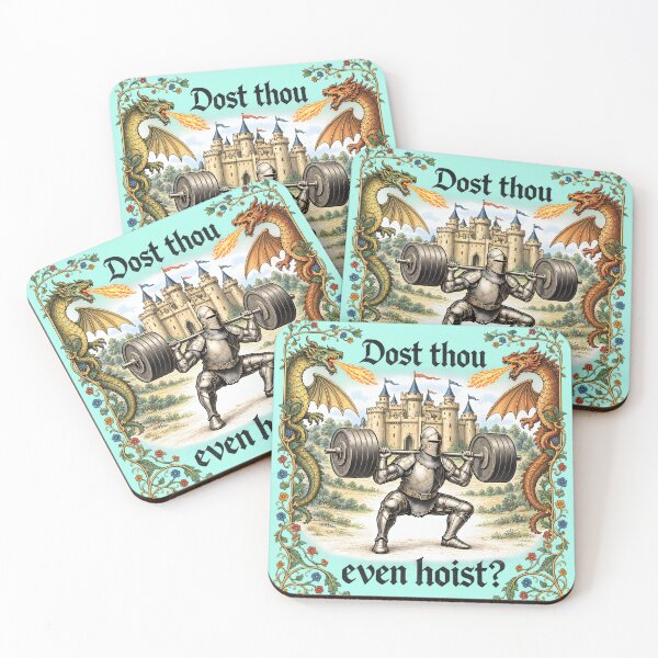 Item preview, Dost Thou Even Hoist Medieval Gym designed and sold by Boiledbrain-SP.