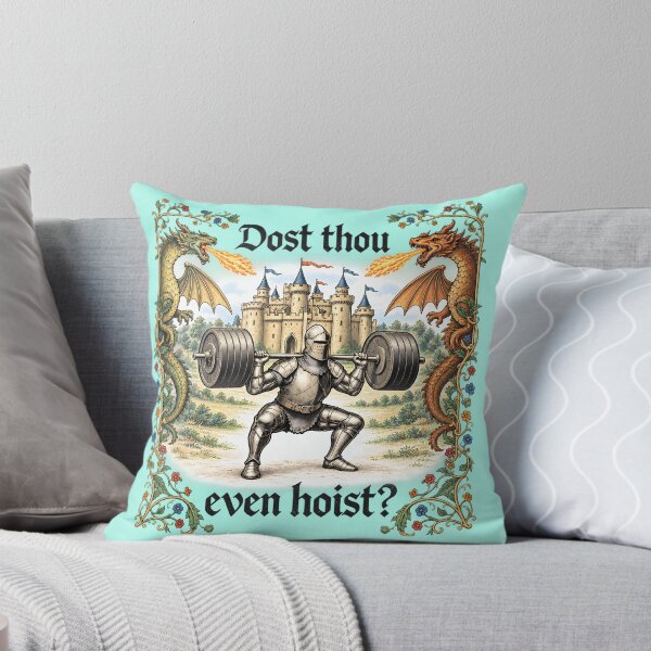 Item preview, Dost Thou Even Hoist Medieval Gym designed and sold by Boiledbrain-SP.
