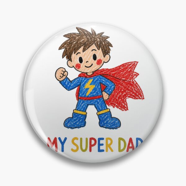 Item preview, My Super Dad Superhero Family Art designed and sold by Pawfect Vibes Hub.