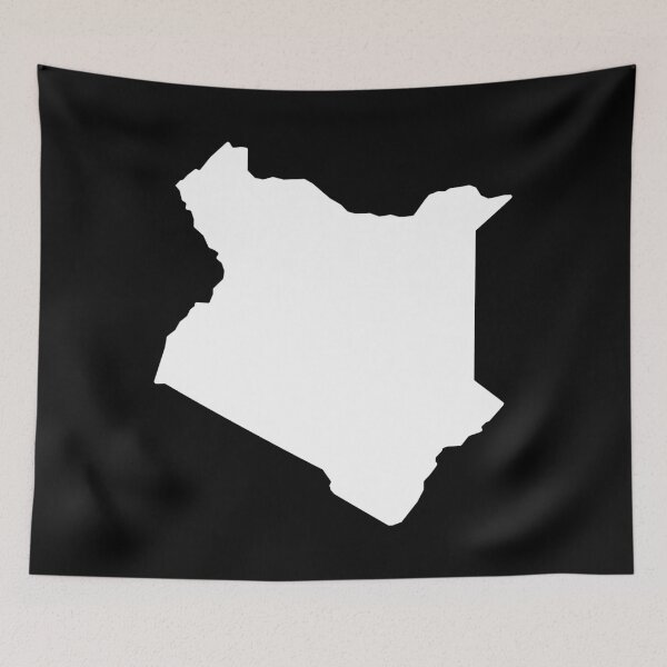 Item preview, Kenya Country Shape KE designed and sold by shitpostee.