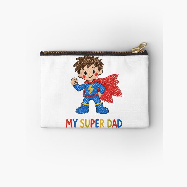 Item preview, My Super Dad Superhero Family Art designed and sold by Pawfect Vibes Hub.