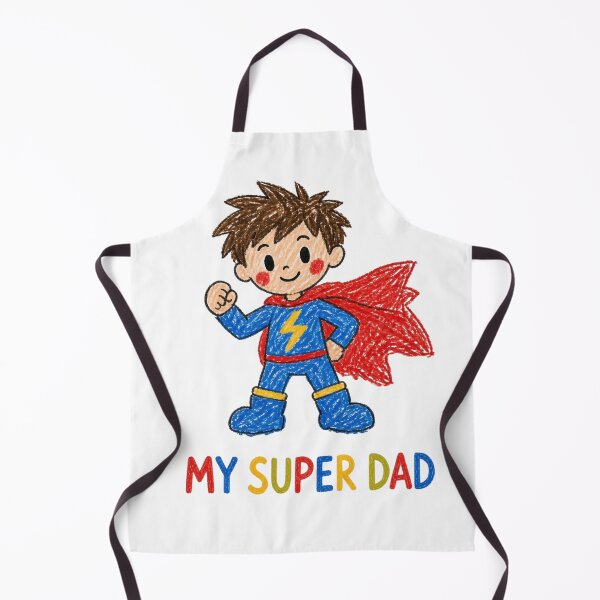 Item preview, My Super Dad Superhero Family Art designed and sold by Pawfect Vibes Hub.