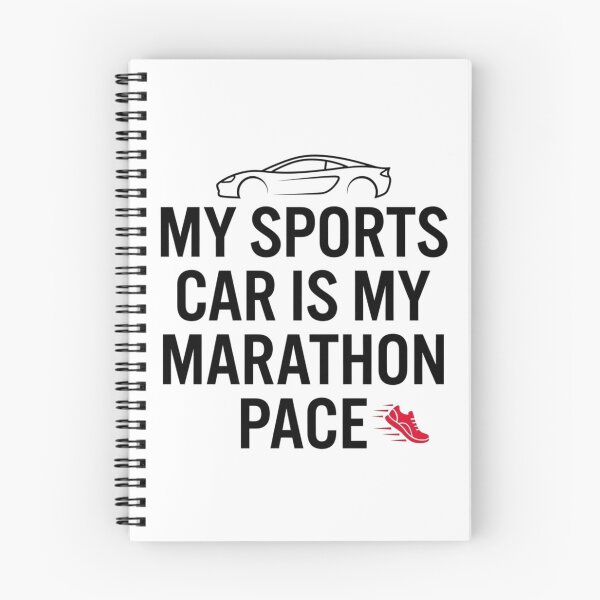 Item preview, My Sports Car Is My Marathon Pace - Running Design designed and sold by RunningWhiskers.