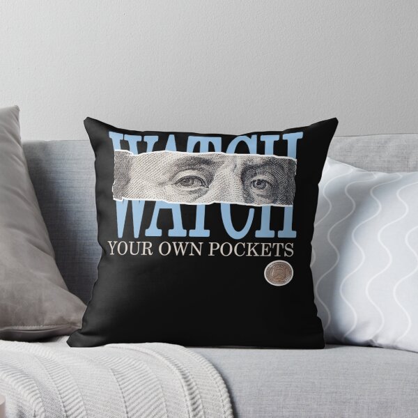 Item preview, Blue Watch Your Own Pockets Face Blue Color Graphic designed and sold by raewaelchi.