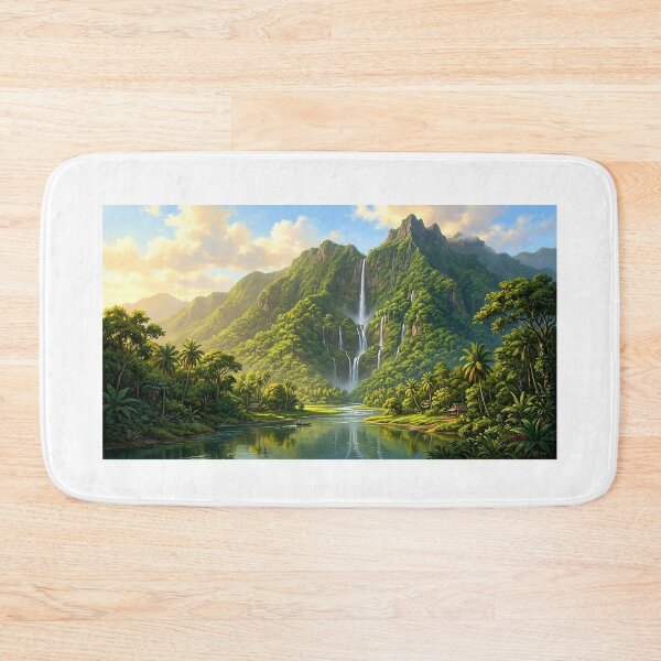 Item preview, Sacred Waterfall — Rainforest Blessing designed and sold by Hawaii26.
