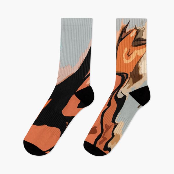 Item preview, Digital Colorful Abstract Patterns in Orange, Grey and Black designed and sold by ShopieHome.