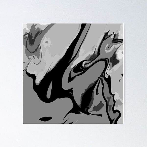 Item preview, Digital Abstract Patterns in Black and Grey Shades designed and sold by ShopieHome.