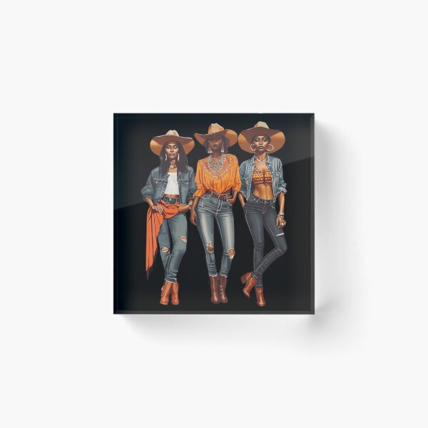 Item preview, Black Cowgirl Western Rodeo Melanin Black History Texas designed and sold by raewaelchi.