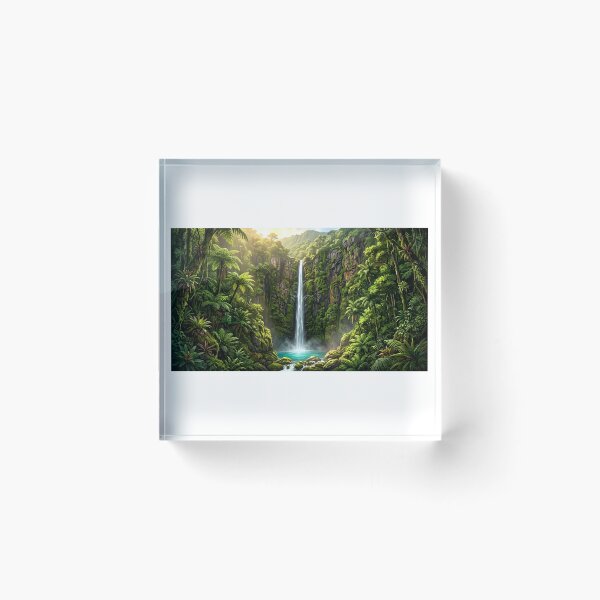 Item preview, Sacred Waterfall — Rainforest Blessing designed and sold by Hawaii26.