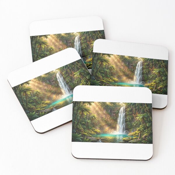 Item preview, Sacred Waterfall — Rainforest Blessing designed and sold by Hawaii26.