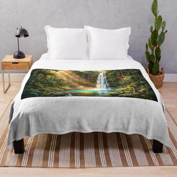 Item preview, Sacred Waterfall — Rainforest Blessing designed and sold by Hawaii26.
