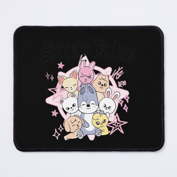 Item preview, Skzoo Pink Star K-Pop Mascot Group Art designed and sold by CHRISTUILERA.