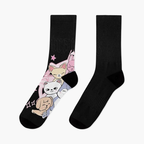 Item preview, Skzoo Pink Star K-Pop Mascot Group Art designed and sold by CHRISTUILERA.