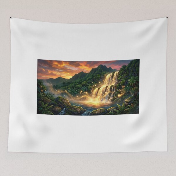 Item preview, The Waterfall of Spirits — Sacred Renewal designed and sold by Hawaii26.
