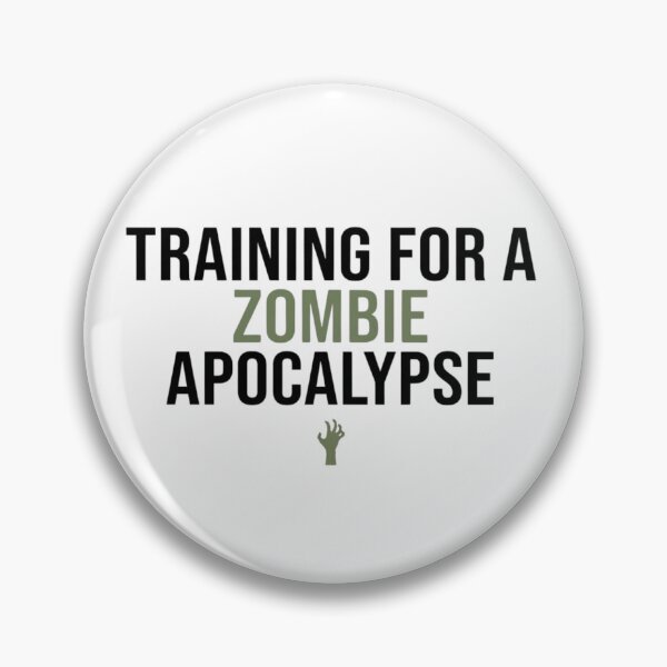 Item preview, Training For A Zombie Apocalypse - Running Design designed and sold by RunningWhiskers.