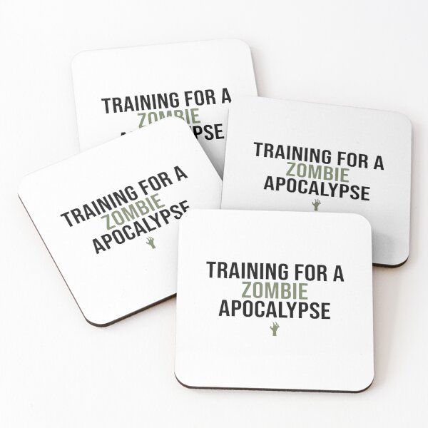 Item preview, Training For A Zombie Apocalypse - Running Design designed and sold by RunningWhiskers.