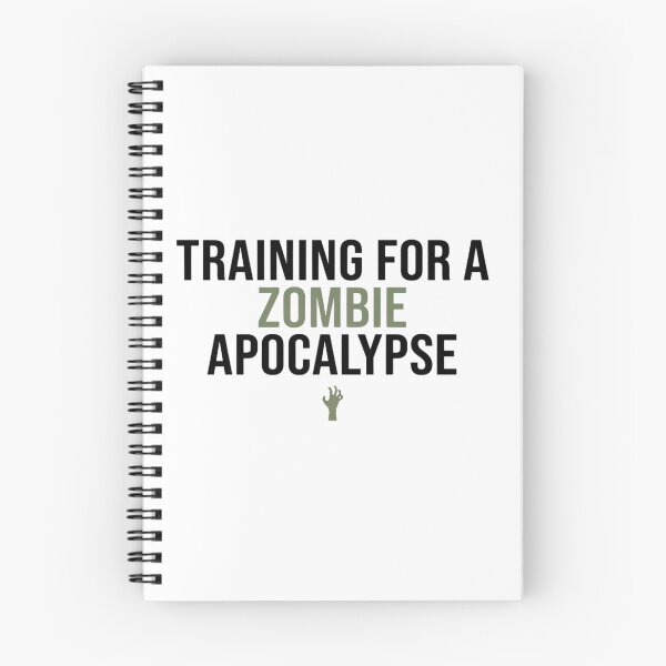 Item preview, Training For A Zombie Apocalypse - Running Design designed and sold by RunningWhiskers.