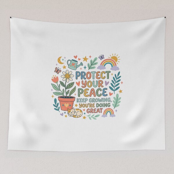 Item preview, PROTECT YOUR PEACE, KEEPING GROWING, YOU'RE DOING GREAT designed and sold by decimalades.