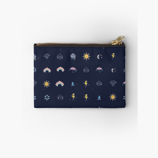 Item preview, Mini Cute Weather Icons Micro-Grid Seamless Pattern designed and sold by KungPowUnicorn.