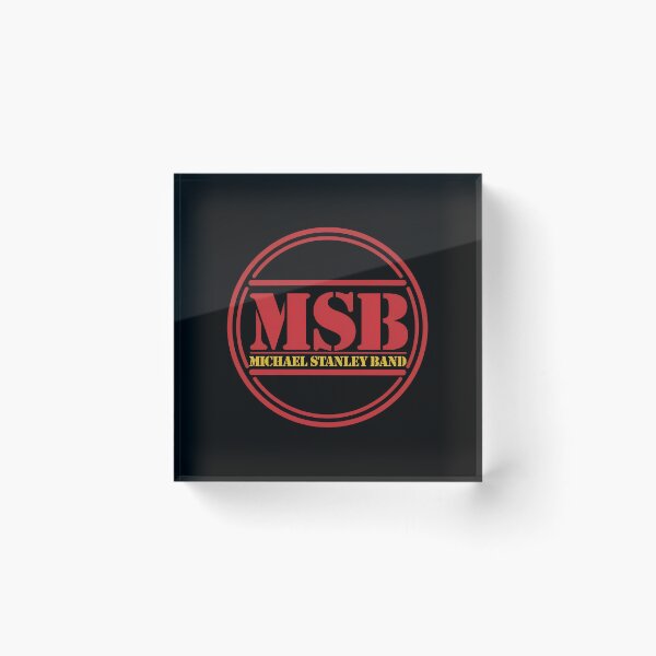 Item preview, MSB Michaels Stanleys Band Emblem Red Gold designed and sold by Aryvisual.