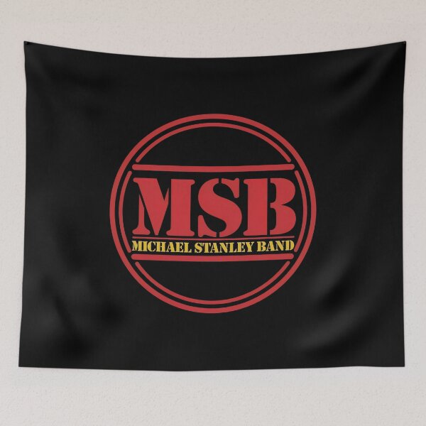 Item preview, MSB Michaels Stanleys Band Emblem Red Gold designed and sold by Aryvisual.