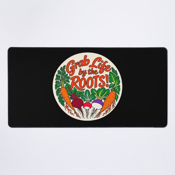 Item preview, Grab Life by the Roots! Retro Garden Art designed and sold by American Fieldmark Studio.