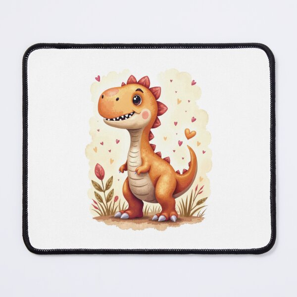Item preview, Cute Orange Dinosaur with Hearts designed and sold by VFXguy.