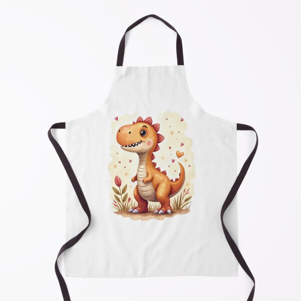 Item preview, Cute Orange Dinosaur with Hearts designed and sold by VFXguy.