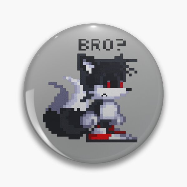 Item preview, Tails EXE Bro Dark Pixel Art Sonic Creepypasta designed and sold by Zyphero.