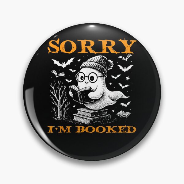 Item preview, Boo Ghost Books Reading Lovers Sorry I'm Booked Halloween designed and sold by raewaelchi.