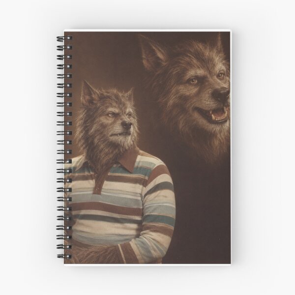 Item preview, Werewolf Portrait Day – Funny Vintage Halloween Retro Monster 80's Style Photo designed and sold by WolfmanProphecy.