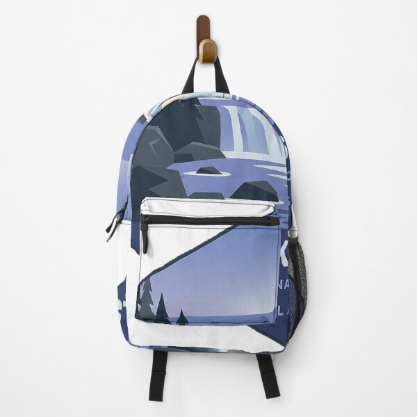 Item preview, Brooks Falls Blue Hour Modern Alaska Badge Sticker designed and sold by DetourDgn.