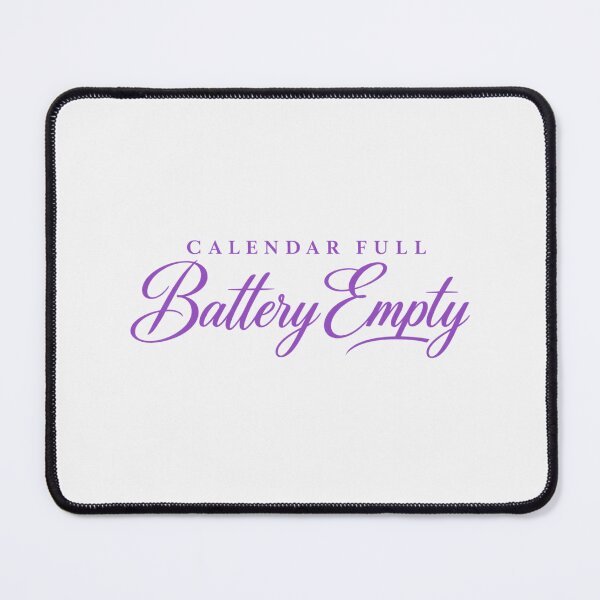 Item preview, Calendar Full Battery Empty Burnout Tee designed and sold by PhylonBoxx.