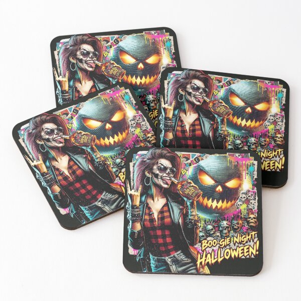 Item preview, Halloween Juice Skeleton Rocker Disco Monster designed and sold by Voodoo Store Paranormal Collections.